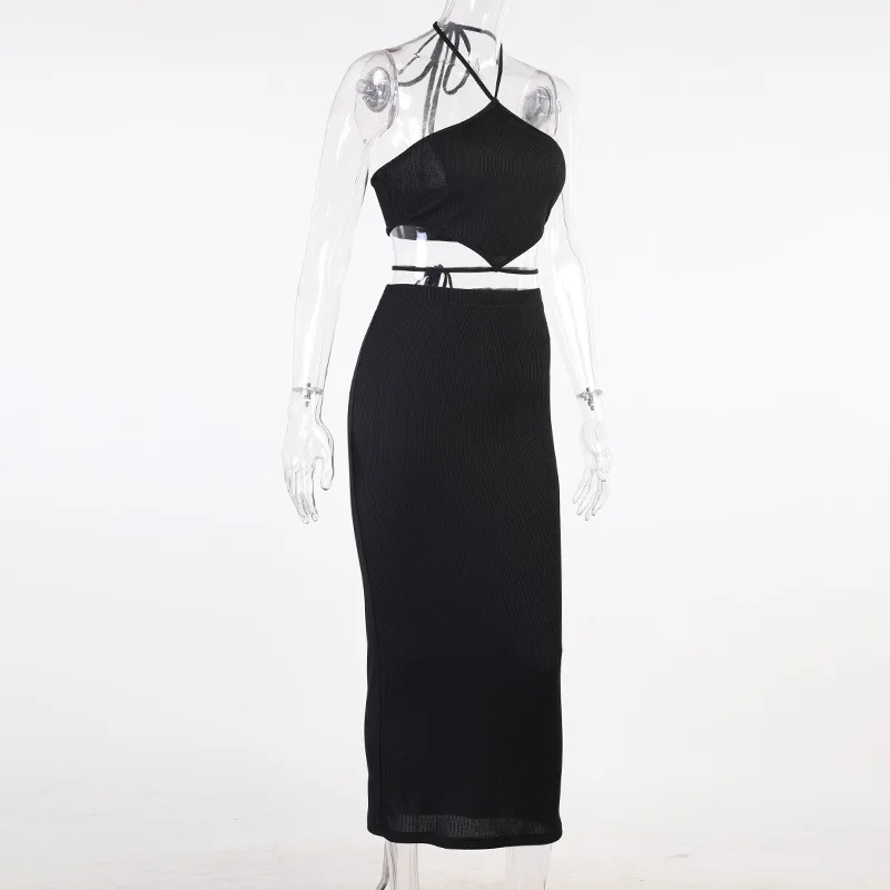 KAISENDZ 2021 New Summer 2pcs Sling Dress Sets For Women Sleeveless Mid-calf Dress Set Streetwear Fashion Sexy Women Dress Set
KAISENDZ 2021 New Summer 2pcs Sling Dress Sets For Women Sleeveless Mid-calf Dress Set Streetwear Fashion Sexy Women Dress Set