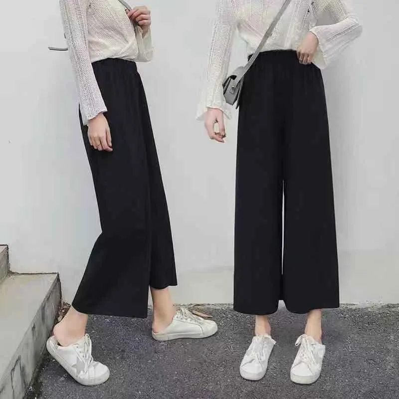 Korean Fashion New Hot Pants Women Summer Spring New Arrival Wide Leg Trousers Soft Elegant Oversize Leisure All-Match Work Lady
Korean Fashion New Hot Pants Women Summer Spring New Arrival Wide Leg Trousers Soft Elegant Oversize Leisure All-Match Work Lady