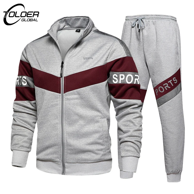 Brand Men's Spring Sportswear Fashion Patchwork Striped Sport Set Simple Letter Print Running Suit Male Autumn Quality Tracksuit
Brand Men's Spring Sportswear Fashion Patchwork Striped Sport Set Simple Letter Print Running Suit Male Autumn Quality Tracksuit
