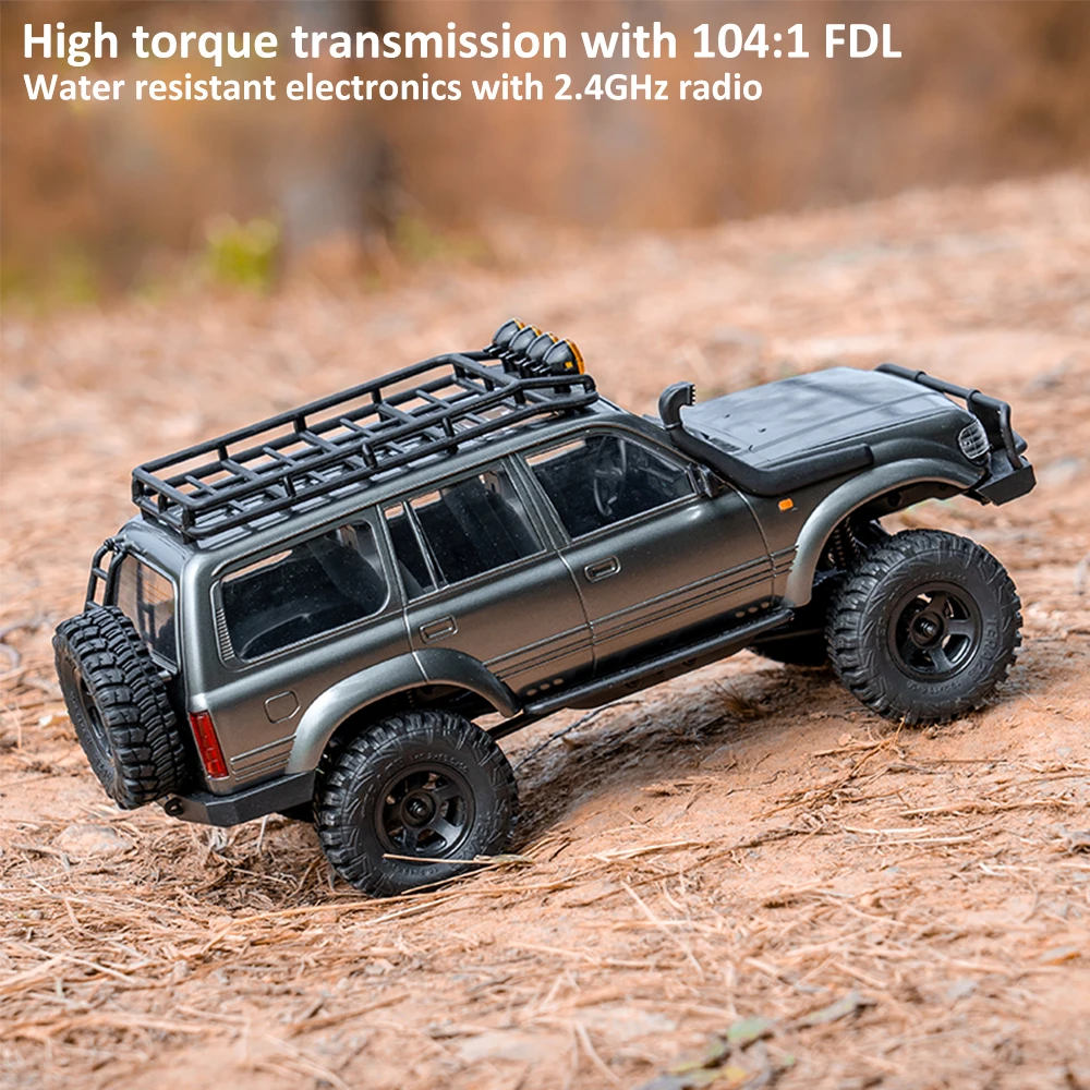 RTR Remote Control Car ROCHOBBY By FMS RC Car 1:18 2.4G Land Cruiser 80 Waterproof Crawler Off Road Car Vehicle Remote Car Toy
RTR Remote Control Car ROCHOBBY By FMS RC Car 1:18 2.4G Land Cruiser 80 Waterproof Crawler Off Road Car Vehicle Remote Car Toy