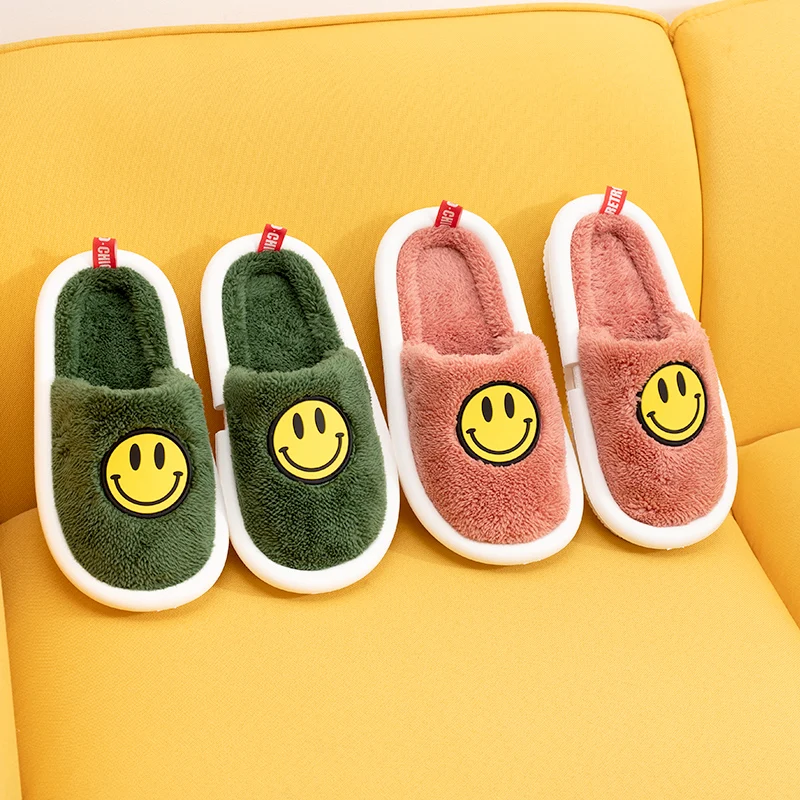Smile Face Winter/Spring Men Slippers Flip Flops Soft Cotton Shoes Plush Indoor Cute House Female Slide on Couples Kids
Smile Face Winter/Spring Men Slippers Flip Flops Soft Cotton Shoes Plush Indoor Cute House Female Slide on Couples Kids