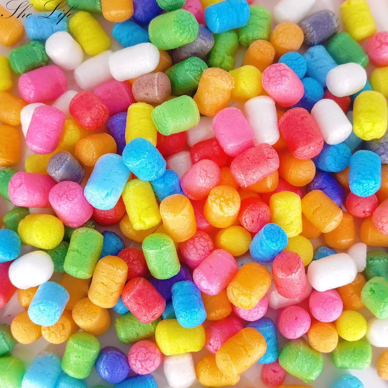 500pcs Colorful Starch Miou Baby Kids Building Blocks Magic Corn Plasticine Early Educational Children Toy Kernels Xmas Gift - купить по