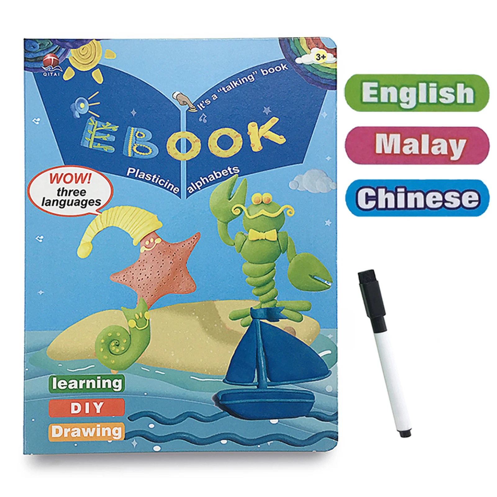 Novelty Baby Toys Phonetic Chart Wall Kids Early Learning Machine Multiple Languages Safe Reader Speak Learning Machine
Novelty Baby Toys Phonetic Chart Wall Kids Early Learning Machine Multiple Languages Safe Reader Speak Learning Machine