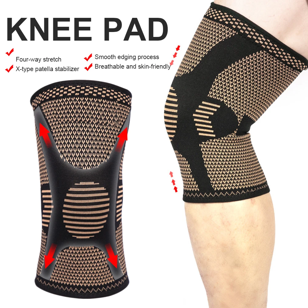 1PCS Elastic Sports Leg Knee Support Brace Wrap Protector Leg Compression Safety Pad Hiking Cycling Running Fitness Knee Pad
1PCS Elastic Sports Leg Knee Support Brace Wrap Protector Leg Compression Safety Pad Hiking Cycling Running Fitness Knee Pad