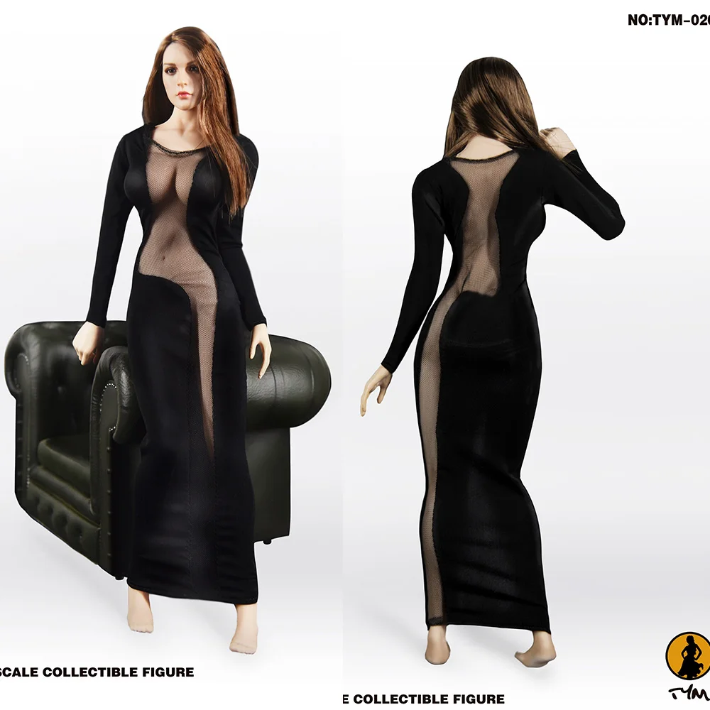 TYM-20 1/6 Nightdress Sexy Nightclub Dress European American Star Red Carpet Hollow Long Sleeve for 12'' Big Breast Body
TYM-20 1/6 Nightdress Sexy Nightclub Dress European American Star Red Carpet Hollow Long Sleeve for 12'' Big Breast Body