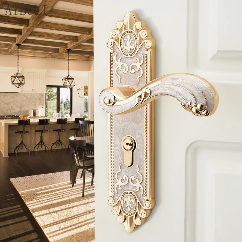 Vintage Mute Bedroom Door Handle Security Lock Split Silent Lock Interior Door Furniture
Vintage Mute Bedroom Door Handle Security Lock Split Silent Lock Interior Door Furniture