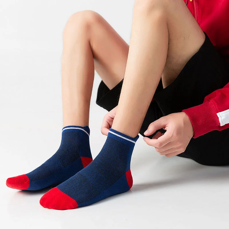 New Product Fashion Men's Socks, Pure Cotton Mesh, Breathable, Non-slip Sports Socks, Leisure Two-color Stitching In Tube Socks
New Product Fashion Men's Socks, Pure Cotton Mesh, Breathable, Non-slip Sports Socks, Leisure Two-color Stitching In Tube Socks