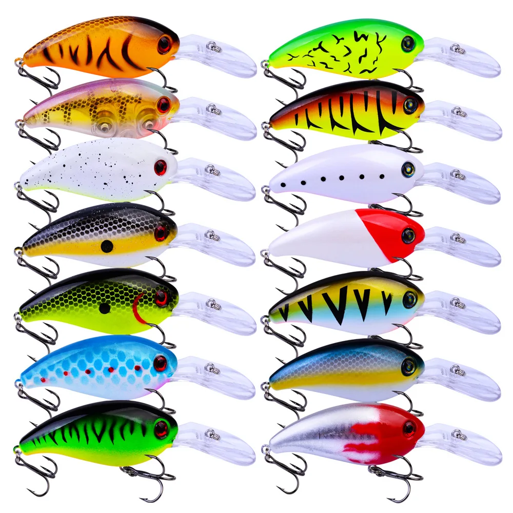 PROBEROS 14pcs Fishing Lure Set 14.5g 10cm Hard Artificial Swimbaits Lures 14 Color Crankbait Fish Baits #6 Treble hook dhc004
PROBEROS 14pcs Fishing Lure Set 14.5g 10cm Hard Artificial Swimbaits Lures 14 Color Crankbait Fish Baits #6 Treble hook dhc004