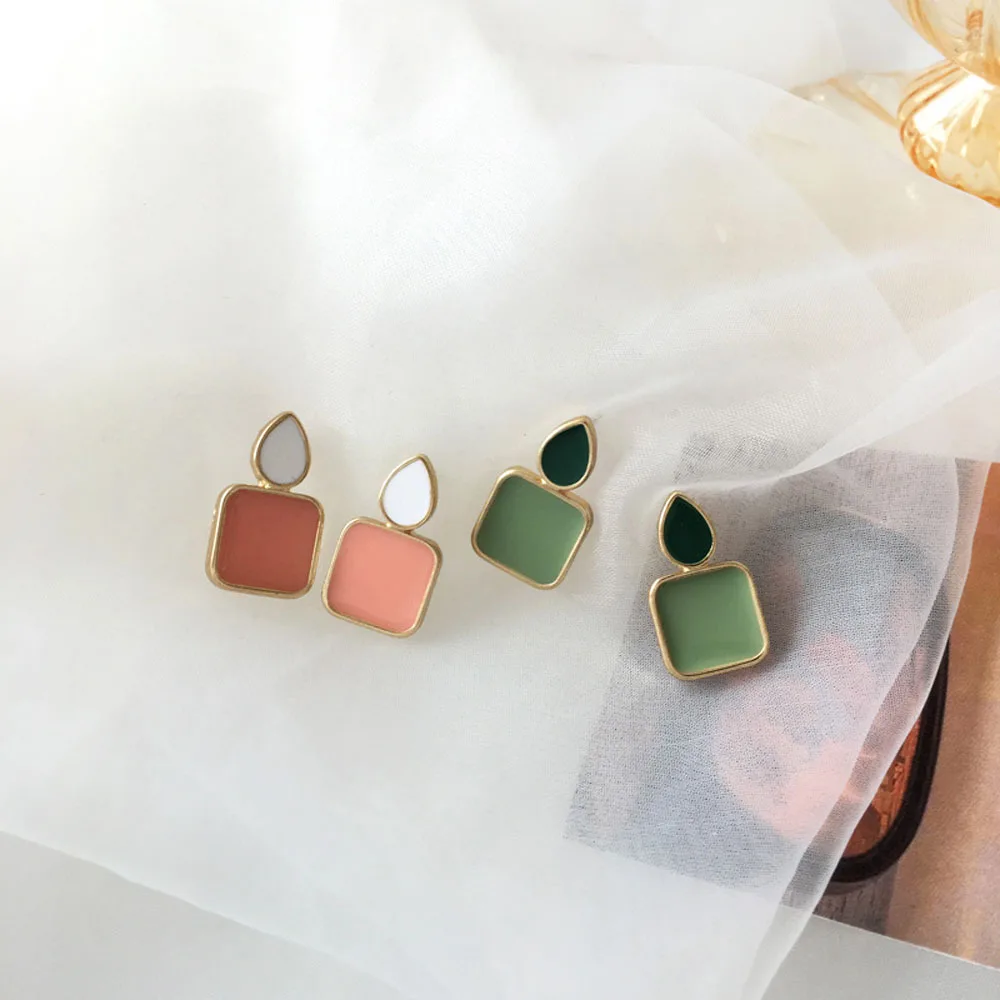 Simple Fashion Earrings Creative Design Rectangular Shape Geometry Stud Earrings Women Lovely Gift Act The Role Ofing Is Tasted
Simple Fashion Earrings Creative Design Rectangular Shape Geometry Stud Earrings Women Lovely Gift Act The Role Ofing Is Tasted