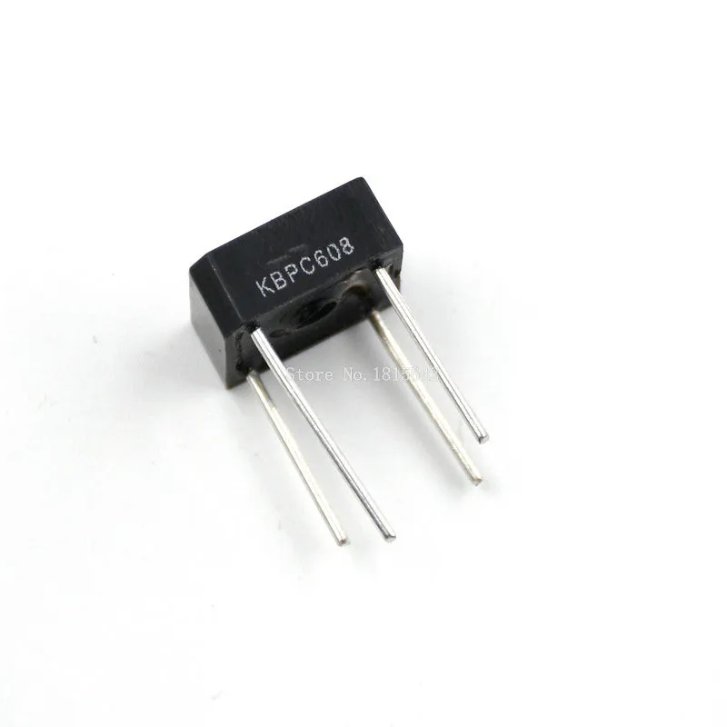 10 шт. однофазный диод KBPC608 KBPC 608 6A 800 в 4 контактный мостовой выпрямитель