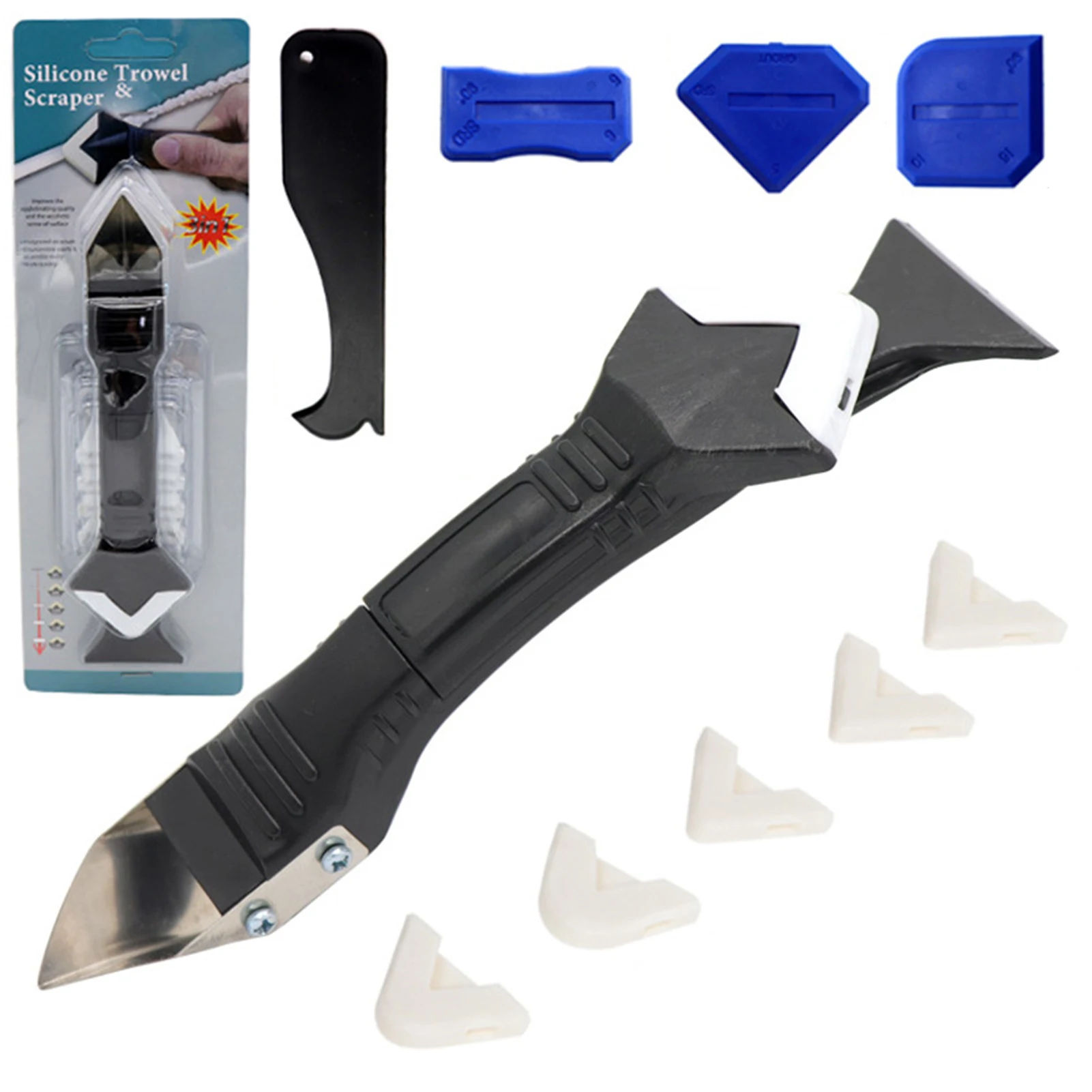 Caulking Finisher Tools Tile Caulk Cleaner Caulking Lines Bead Smoother Caulk Remover Stainless Steel Head Caulking Finishing
Caulking Finisher Tools Tile Caulk Cleaner Caulking Lines Bead Smoother Caulk Remover Stainless Steel Head Caulking Finishing