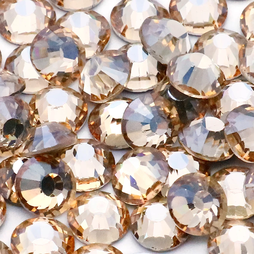 Golden Champagne Glass Rhinestones For Clothes Shoes Bags Non Hotfix Crystals Strass Stone Material Used To Make DIY Handmade
Golden Champagne Glass Rhinestones For Clothes Shoes Bags Non Hotfix Crystals Strass Stone Material Used To Make DIY Handmade