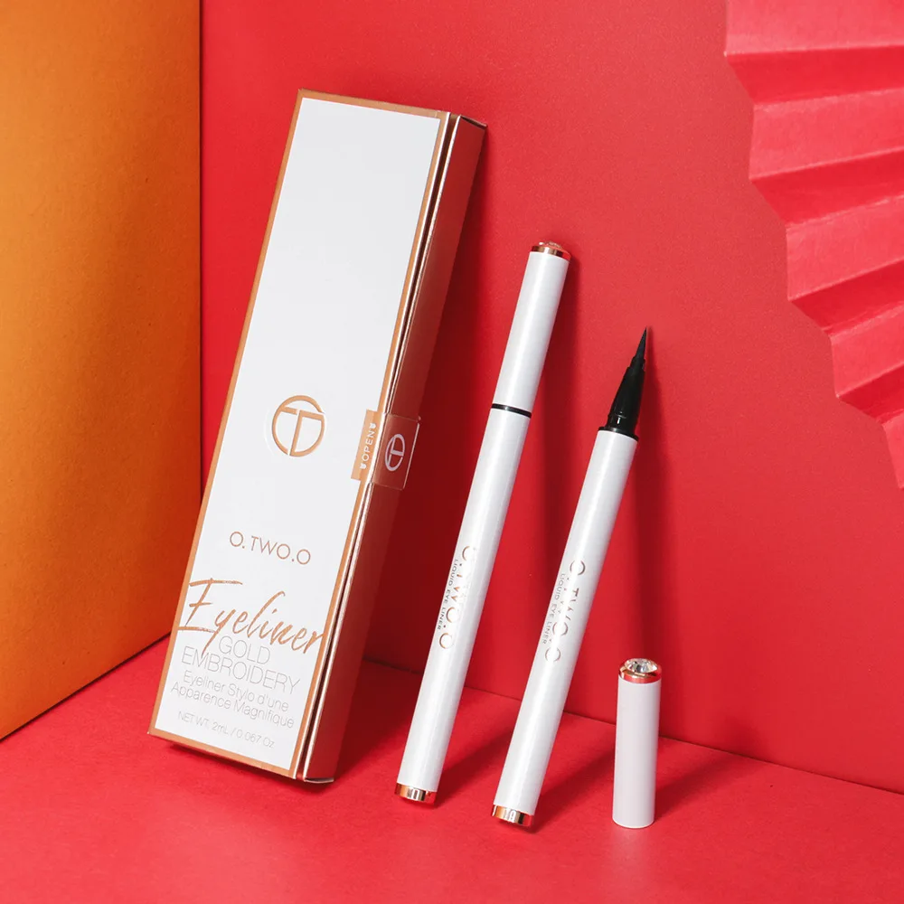 O.TWO.O 1pc new product gold color embroidered eyeliner peceil Dazzling black color-forming pen waterproof eyeliner eye liner
O.TWO.O 1pc new product gold color embroidered eyeliner peceil Dazzling black color-forming pen waterproof eyeliner eye liner