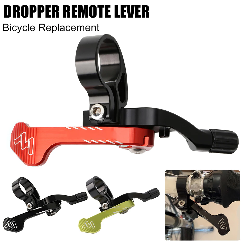 Bike Dropper Remote Lever Aluminum Alloy 2-Way Mount Adjustable Seatpost Dropper Line Controller Bicycle Accessories Replacement
Bike Dropper Remote Lever Aluminum Alloy 2-Way Mount Adjustable Seatpost Dropper Line Controller Bicycle Accessories Replacement