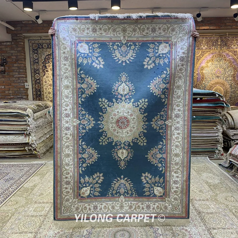 Yilong 4 'x 6' традиционный синий океан гостиной vantage ковер античные ковры для продажи (HF312B) 
Yilong 4 'x 6' традиционный синий океан гостиной vantage ковер античные ковры для продажи (HF312B)