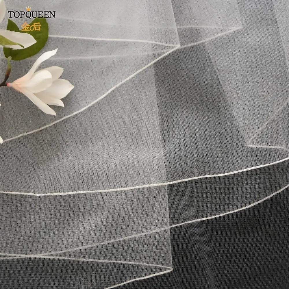 TOPQUEEN V14 Best Selling Cheapest in Stock Fingertip Marriage Veil for Bride White Ivory Wedding Tulle with Hair Comb
TOPQUEEN V14 Best Selling Cheapest in Stock Fingertip Marriage Veil for Bride White Ivory Wedding Tulle with Hair Comb