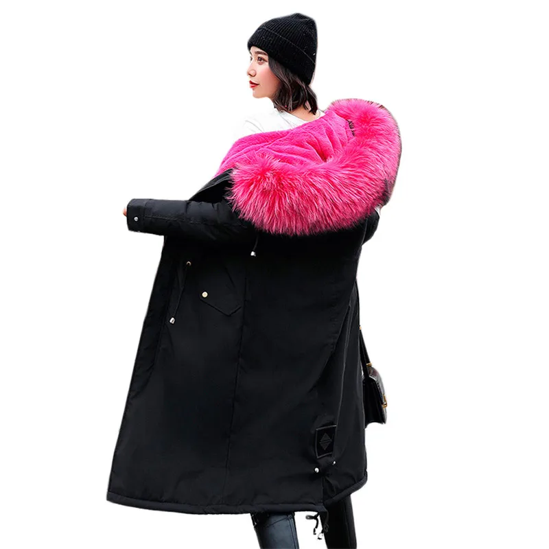 Winter Jacket Women Black Plus Size Loose Long Feather Hooded Parka 019 Pop Inside Plus Wool Velvet Thick Warmth Clothing Vogue
Winter Jacket Women Black Plus Size Loose Long Feather Hooded Parka 019 Pop Inside Plus Wool Velvet Thick Warmth Clothing Vogue
