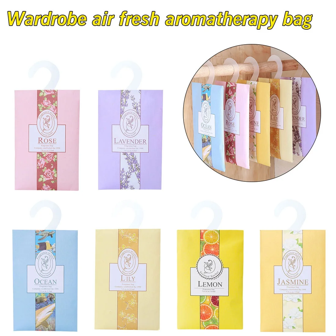 1pc Hanging Fragrant Sachet Aromatherapy Bag Anti-pest Anti-mildew For Wardrobe Closet Car Freshening Home Scent 6 Styles Choose
1pc Hanging Fragrant Sachet Aromatherapy Bag Anti-pest Anti-mildew For Wardrobe Closet Car Freshening Home Scent 6 Styles Choose