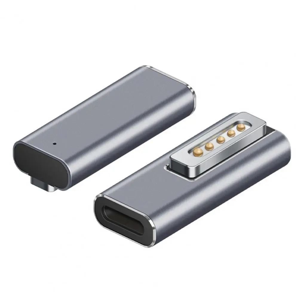 Adapter Converter PD Quick Charge Aluminum Alloy Type-C to Mag-safe 1/2 Magnetic Charging Connector for MacBook Air/Pro | Компьютеры и