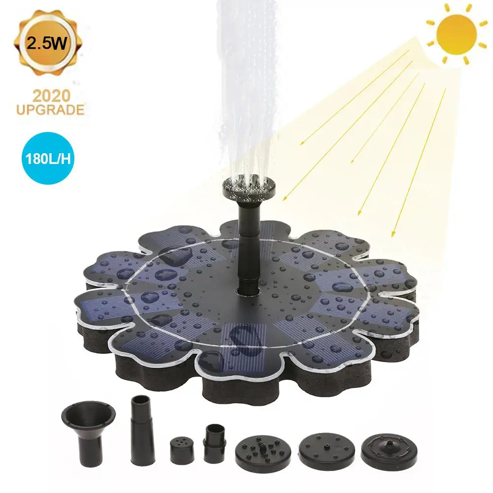 2.5W Solar Fountain Bird Bath Pond Garden Outdoor Independent Floating Ground Plug Fountain Floating Fountain Fountain Pump
2.5W Solar Fountain Bird Bath Pond Garden Outdoor Independent Floating Ground Plug Fountain Floating Fountain Fountain Pump