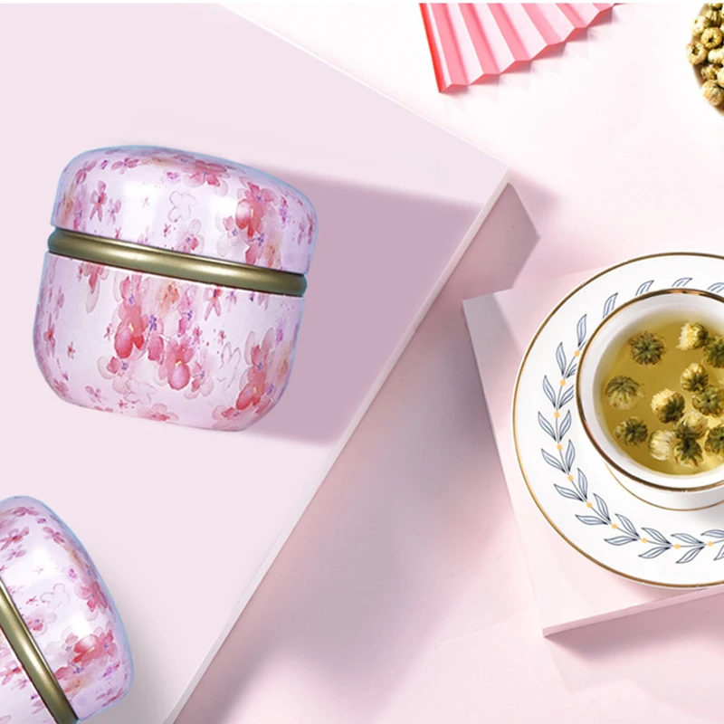 Mini tea coffee storage jar container flower pattern jar vanilla candy chocolate candy spice candle food storage box
Mini tea coffee storage jar container flower pattern jar vanilla candy chocolate candy spice candle food storage box