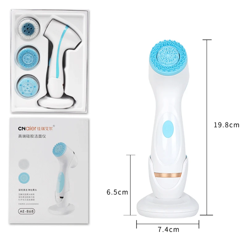 NEW 3 In 1 Electric Cleansing Brush Sonic Rotating Cleansing Brush Galvanic Facial Spa System Deeply Clean and Remove Blackheads
NEW 3 In 1 Electric Cleansing Brush Sonic Rotating Cleansing Brush Galvanic Facial Spa System Deeply Clean and Remove Blackheads