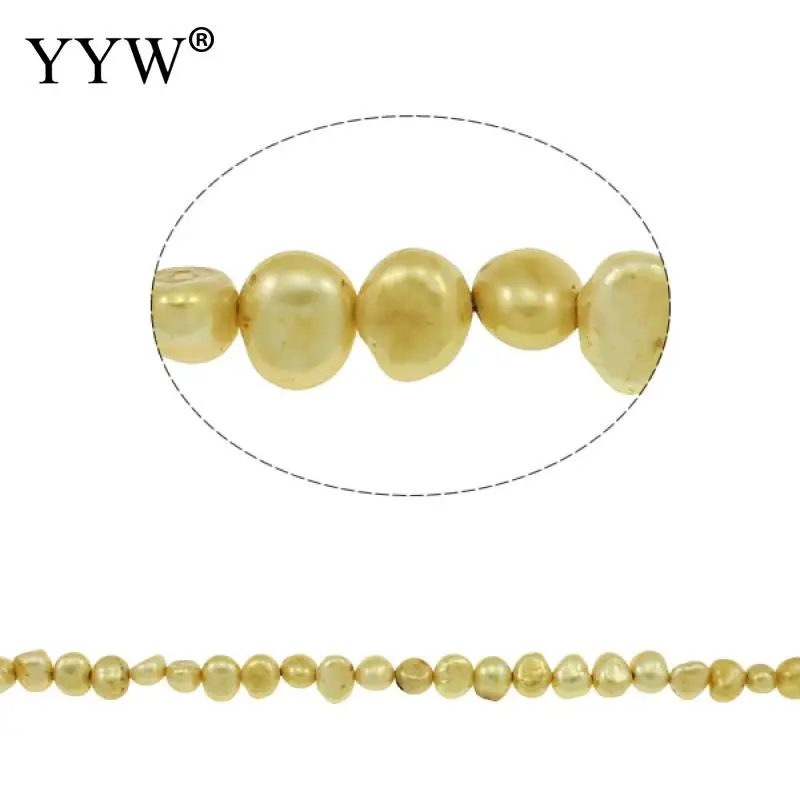 Yellow 4-5mm Cultured Baroque Freshwater Pearl Beads 0.8mm Hole 14.7 Inch Strand for DIY Bracelet Necklace Jewelry Making
Yellow 4-5mm Cultured Baroque Freshwater Pearl Beads 0.8mm Hole 14.7 Inch Strand for DIY Bracelet Necklace Jewelry Making