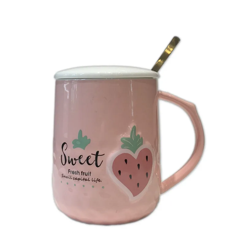 cute fashion design office coffee ceramic mug home water drinkware ceramic cup 0413-5