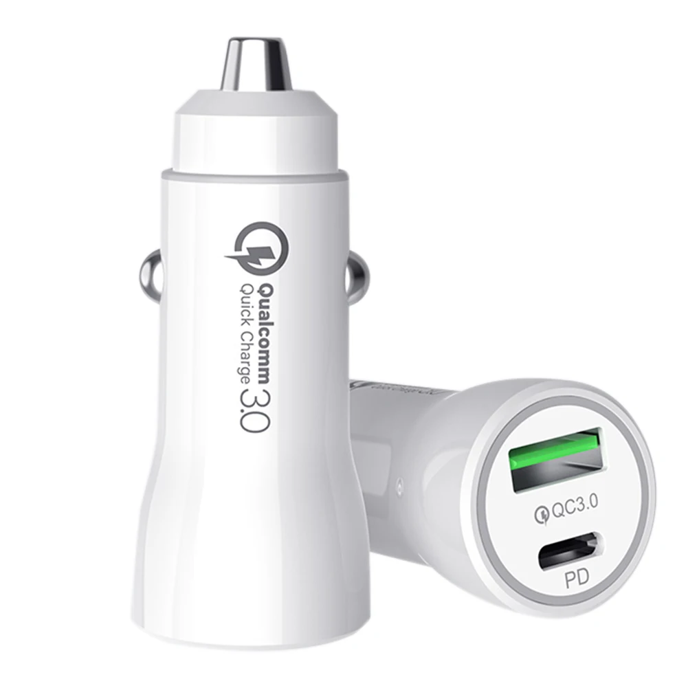 3A USB Car Charger 12-24V Car Cigarette Socket Lighter QC 3.0+PD Dual-port Charger Adapter for iPhone 12 11 Pro Samsung Huawei
3A USB Car Charger 12-24V Car Cigarette Socket Lighter QC 3.0+PD Dual-port Charger Adapter for iPhone 12 11 Pro Samsung Huawei