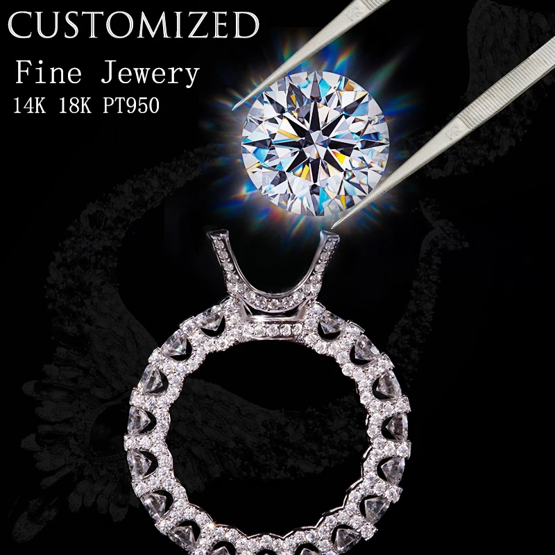 Customize Jewelry Service custom moissanite ring, Diamond ring or ,emerald ring ,Ruby ring in 14K, 18K ,Pt950
Customize Jewelry Service custom moissanite ring, Diamond ring or ,emerald ring ,Ruby ring in 14K, 18K ,Pt950