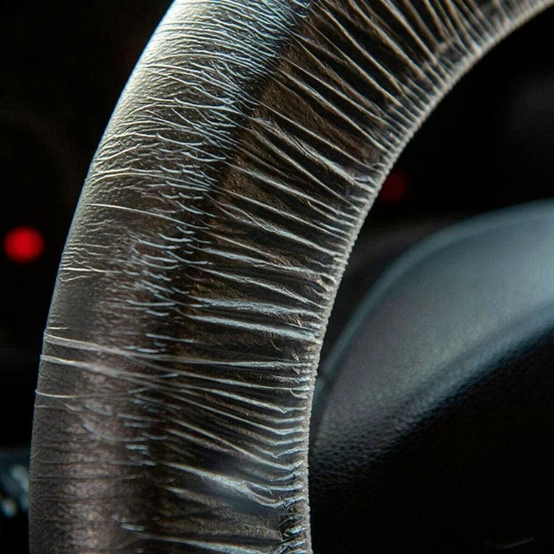 100 Pcs Disposable Plastic Car Steering Wheel Cover Truck Auto Steering Wheel Waterproof Protective Film
100 Pcs Disposable Plastic Car Steering Wheel Cover Truck Auto Steering Wheel Waterproof Protective Film
