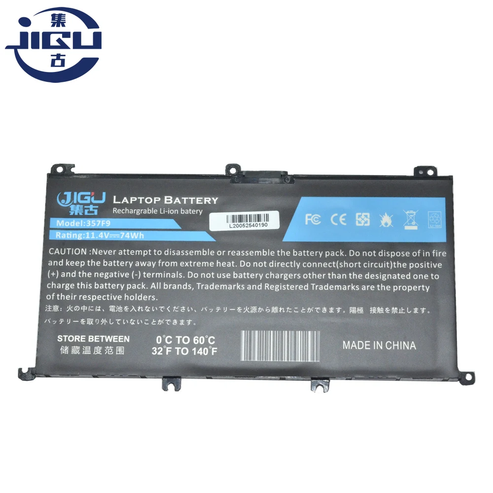 Аккумулятор JIGU для ноутбука DELL, батарея для Inspiron 11,4, 5576, 5577, 7559, 7566, 7567, 7759, Inspiron 15, 7000, 7567
Аккумулятор JIGU для ноутбука DELL, батарея для Inspiron 11,4, 5576, 5577, 7559, 7566, 7567, 7759, Inspiron 15, 7000, 7567
