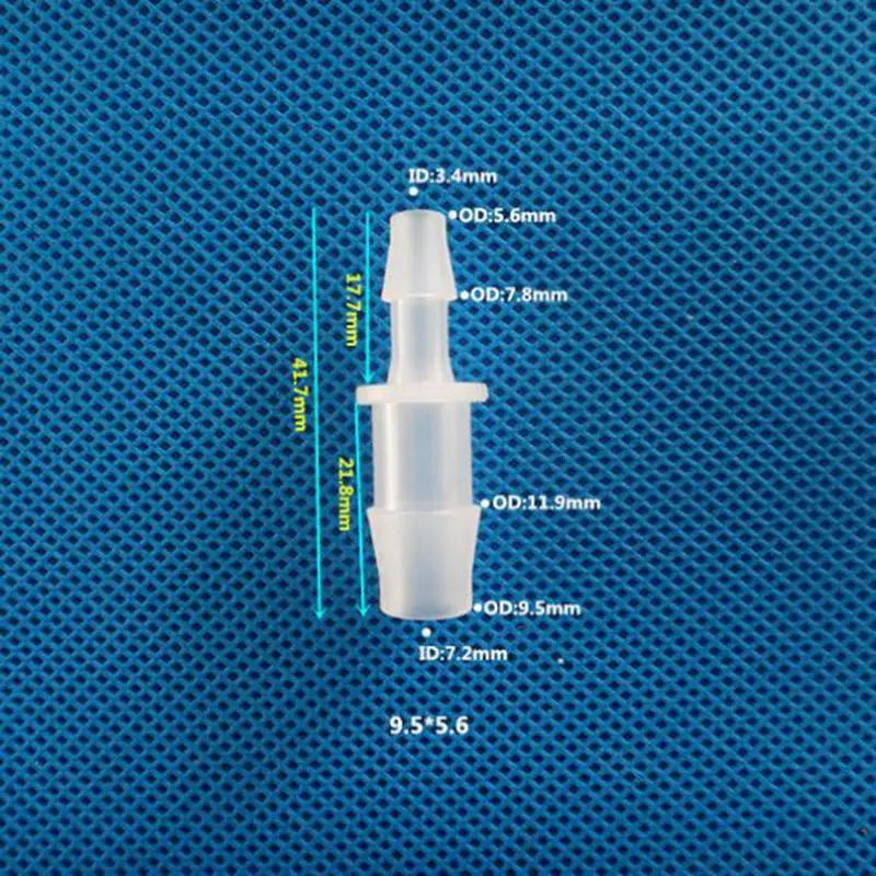 9.5mm to 5.6mm Plastic Pipe Fitting Pagoda Barbed Straight Reducing Hose Connector Tube Joint for Garden
9.5mm to 5.6mm Plastic Pipe Fitting Pagoda Barbed Straight Reducing Hose Connector Tube Joint for Garden