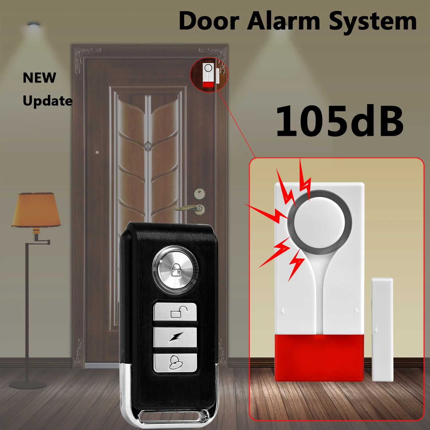 Home Security Door Window Magnetic Sensor Alarm Warning System Wireless Remote Control Door Detector Burglar Alarm
Home Security Door Window Magnetic Sensor Alarm Warning System Wireless Remote Control Door Detector Burglar Alarm