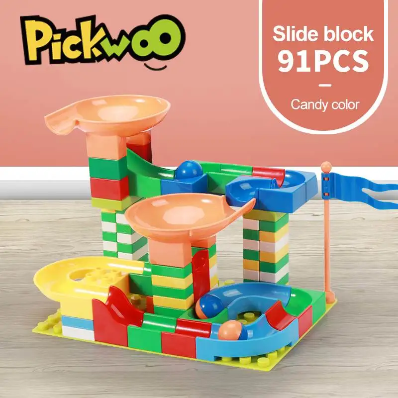 LBLA 33 to 90 pcs Animal Marble Race Run DIY Maze Balls Building Blocks Funnel Slide Big Size Bricks Educational Toys
LBLA 33 to 90 pcs Animal Marble Race Run DIY Maze Balls Building Blocks Funnel Slide Big Size Bricks Educational Toys