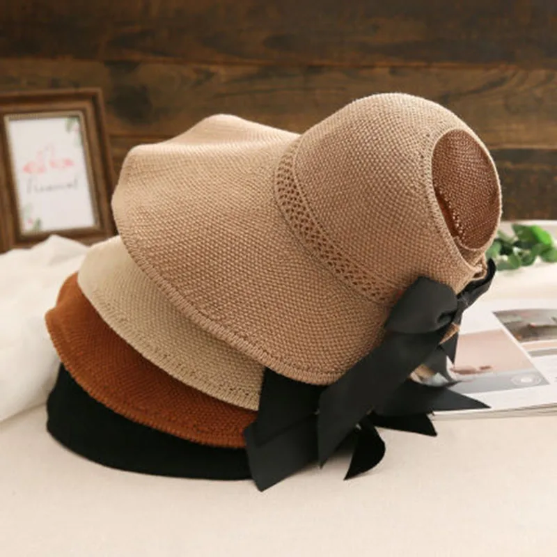 VISROVER Summer Women Sun Hat Empty Top Hats Cap Foldable Beach Big Trim Hat Visor Fashion Holiday Sunscreen Sun bonnet Hats
VISROVER Summer Women Sun Hat Empty Top Hats Cap Foldable Beach Big Trim Hat Visor Fashion Holiday Sunscreen Sun bonnet Hats