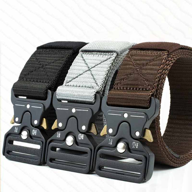Fashion Cobra Buckle Tactical Belt Male Army Fan Black Buckle Military Training Belt Multifunctional Nylon Outdoor Training Belt
Fashion Cobra Buckle Tactical Belt Male Army Fan Black Buckle Military Training Belt Multifunctional Nylon Outdoor Training Belt