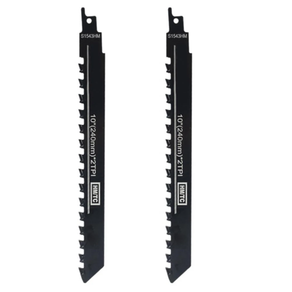 2pcs 240mm Reciprocating Saw Blade Demolition Masonry For Cutting Brick Stone Concrete Cemented High Hardness Woodworking Tool
2pcs 240mm Reciprocating Saw Blade Demolition Masonry For Cutting Brick Stone Concrete Cemented High Hardness Woodworking Tool