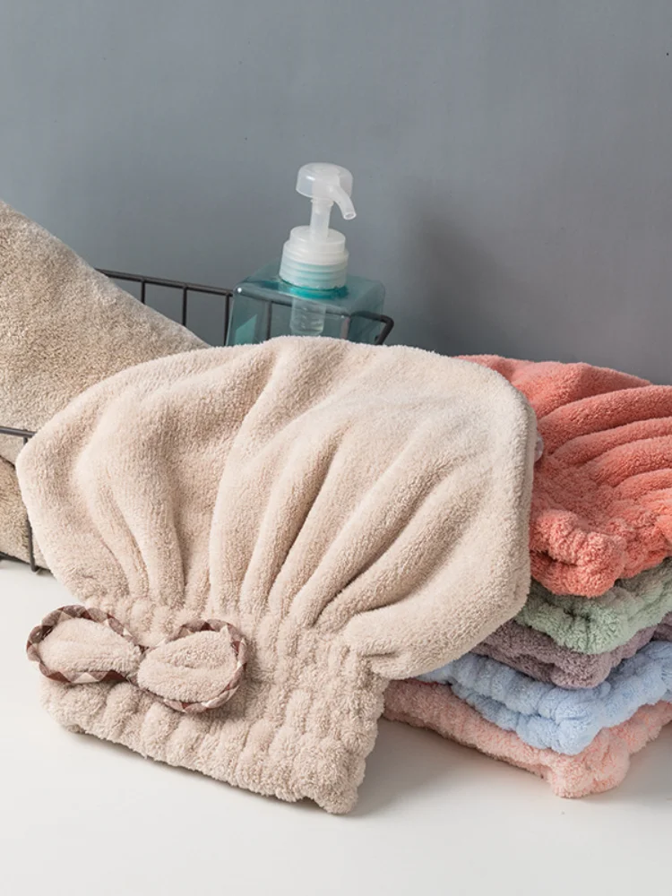 Coral fleece dry hair towel dry hair cap absorbent female dry hair wiping hair quick-drying long hair towel covered shower cap
Coral fleece dry hair towel dry hair cap absorbent female dry hair wiping hair quick-drying long hair towel covered shower cap