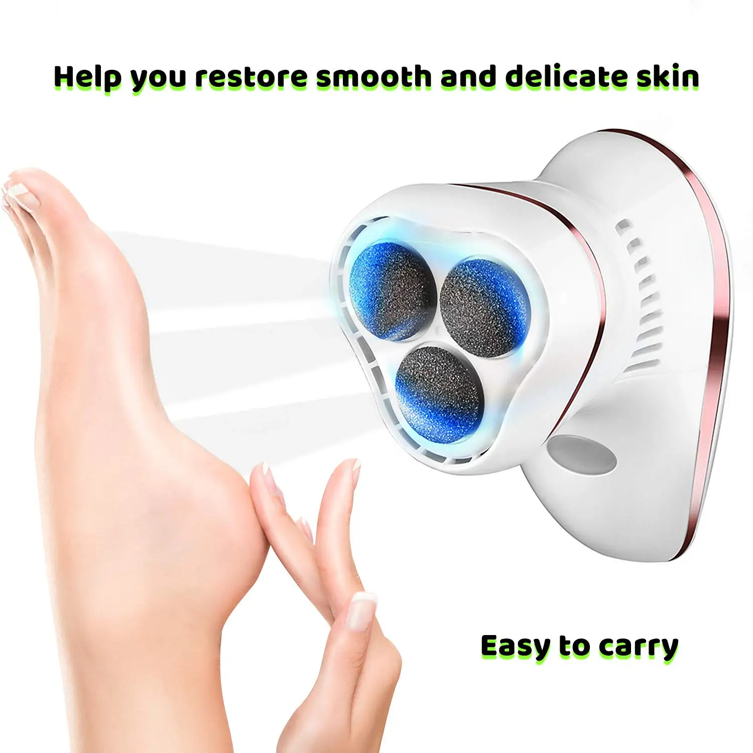 Electric Foot Callus Remover Kit, Rechargeable Foot Sharpener Portable Electronic Foot File Pedicure Tools
Electric Foot Callus Remover Kit, Rechargeable Foot Sharpener Portable Electronic Foot File Pedicure Tools
