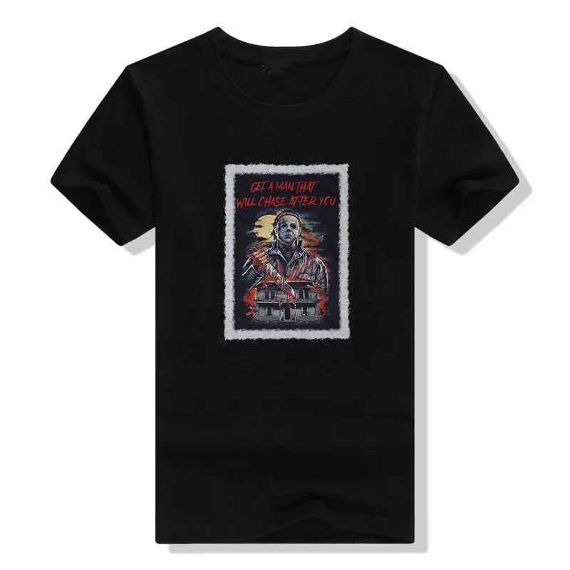 Get A Man That Will Chase After You Halloween T-Shirt Tee Tops Women Horror Scary Movies Graphic Tees Gift
Get A Man That Will Chase After You Halloween T-Shirt Tee Tops Women Horror Scary Movies Graphic Tees Gift