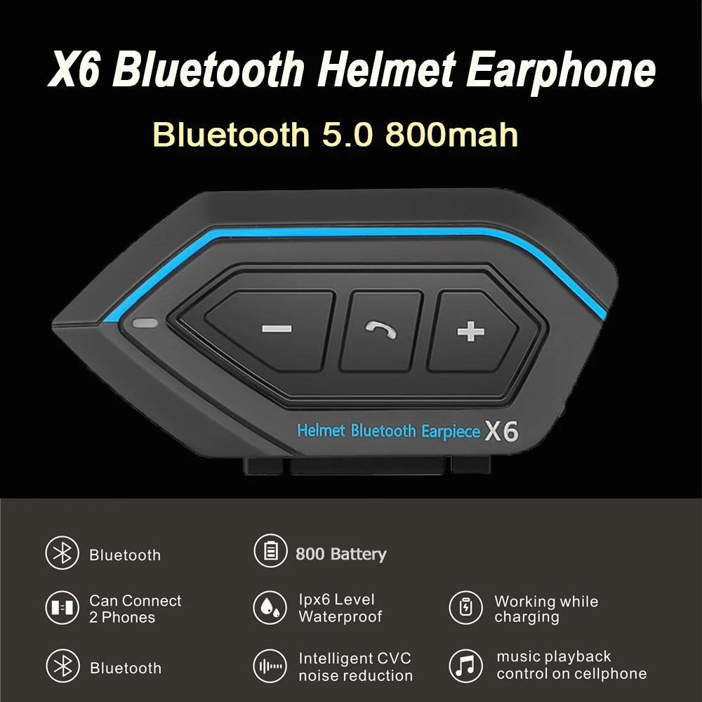 Motorcycle Helmet Headset Bluetooth 5.0 Earphone IP67 Waterproof Noice Reduction Speaker HD Calling Stereo Music Headphones
Motorcycle Helmet Headset Bluetooth 5.0 Earphone IP67 Waterproof Noice Reduction Speaker HD Calling Stereo Music Headphones