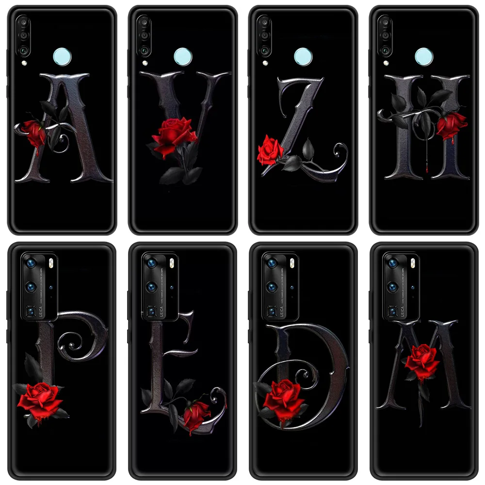 Flower Clear Initial Letter Luxury Silicone Cover for Huawei P10 P20 P30 Pro P40 Pro Plus P Smart Z 2021 Phone Accessories Case
Flower Clear Initial Letter Luxury Silicone Cover for Huawei P10 P20 P30 Pro P40 Pro Plus P Smart Z 2021 Phone Accessories Case
