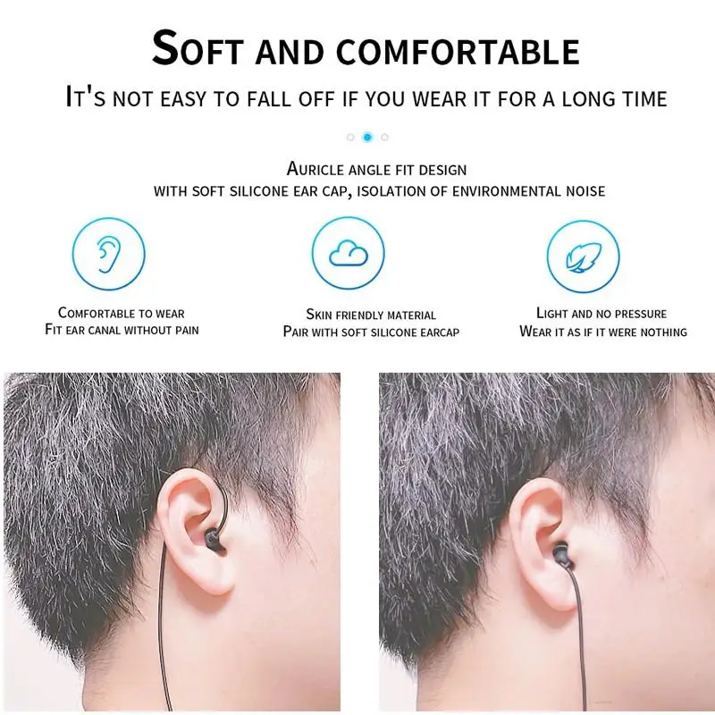 Весенние наушники 3 5 мм односторонние Bluetooth наушники-вкладыши с тяжелыми басами