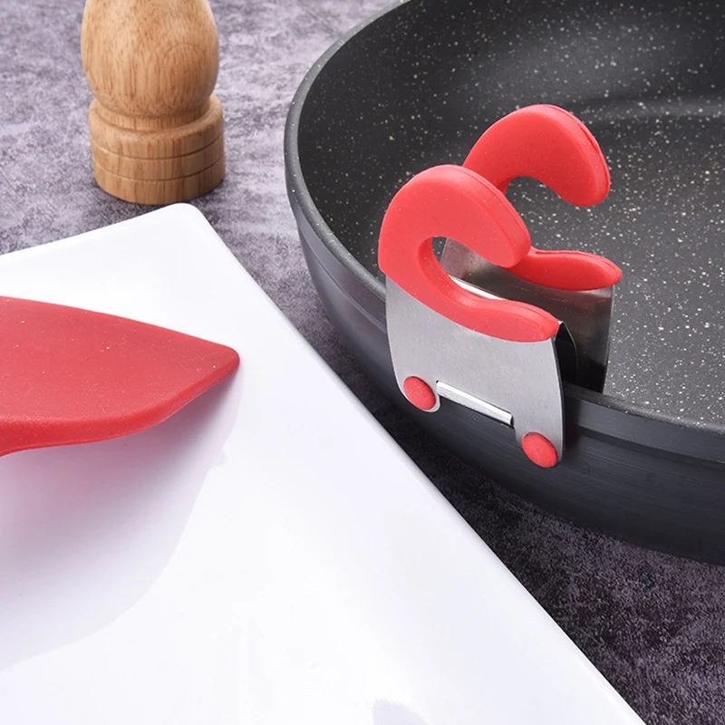 1Pcs Stainless Steel Pot Side Clips Anti-scalding Spoon Holder Kitchen Gadgets Rubber Convenient Kitchen Tools
1Pcs Stainless Steel Pot Side Clips Anti-scalding Spoon Holder Kitchen Gadgets Rubber Convenient Kitchen Tools