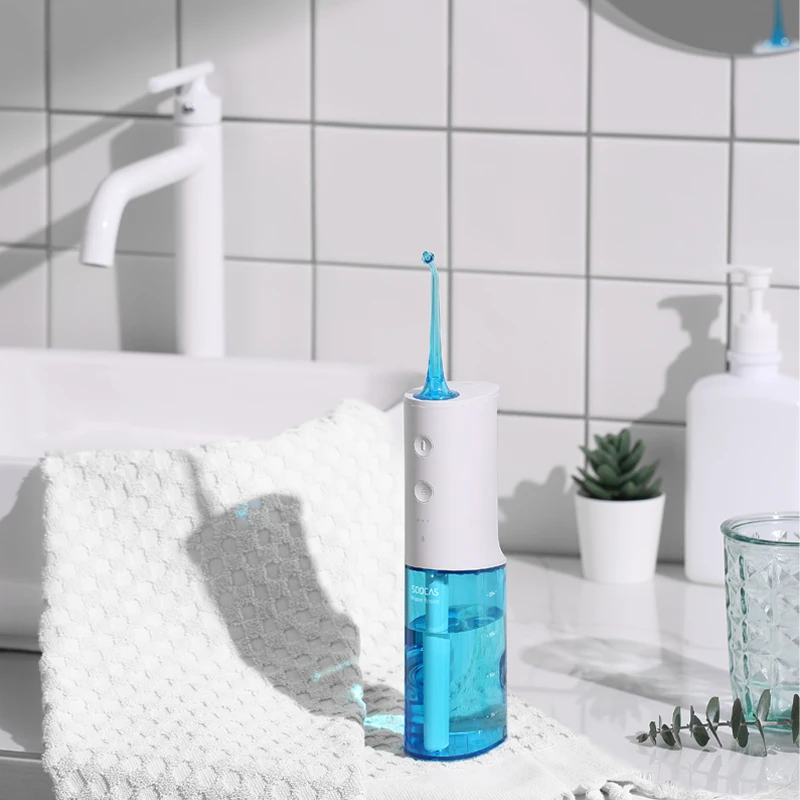 SOOCAS W3 Portable Oral Irrigator Dental Electric Water Flosser USB Rechargeable Floss Waterproof Teeth Mouth Cleaning Jets IPX7
SOOCAS W3 Portable Oral Irrigator Dental Electric Water Flosser USB Rechargeable Floss Waterproof Teeth Mouth Cleaning Jets IPX7