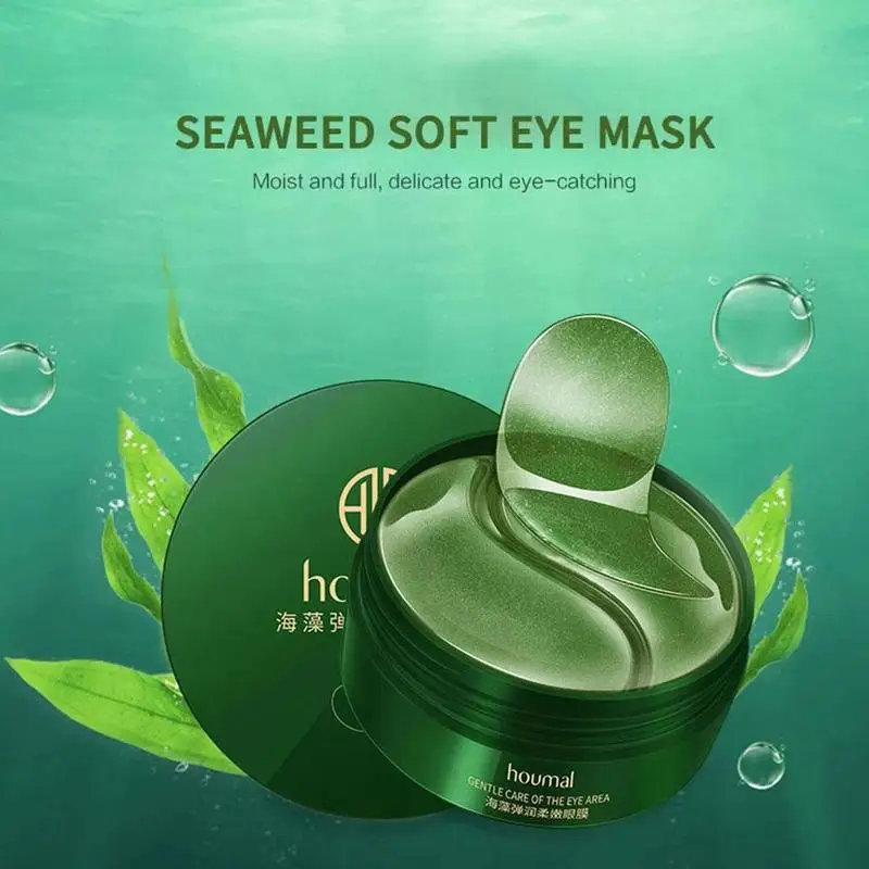 Seaweed Bouncing Soft Eye Mask Deep Nutrition Eye Patch Collagen Remove Circles Massage Anti Dark H1M3
Seaweed Bouncing Soft Eye Mask Deep Nutrition Eye Patch Collagen Remove Circles Massage Anti Dark H1M3