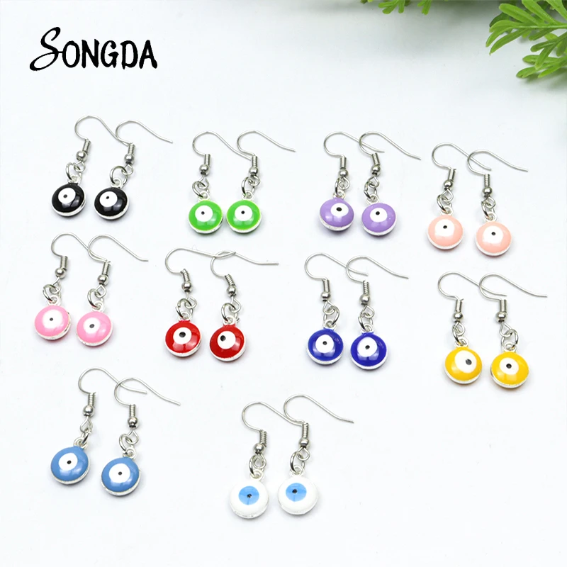 Turkey Blue Evil Eyes Dangle Earrings for Women Cute Small Enamel Drop Earrings Charms Protection Lucky Jewelry Accessories Gift
Turkey Blue Evil Eyes Dangle Earrings for Women Cute Small Enamel Drop Earrings Charms Protection Lucky Jewelry Accessories Gift