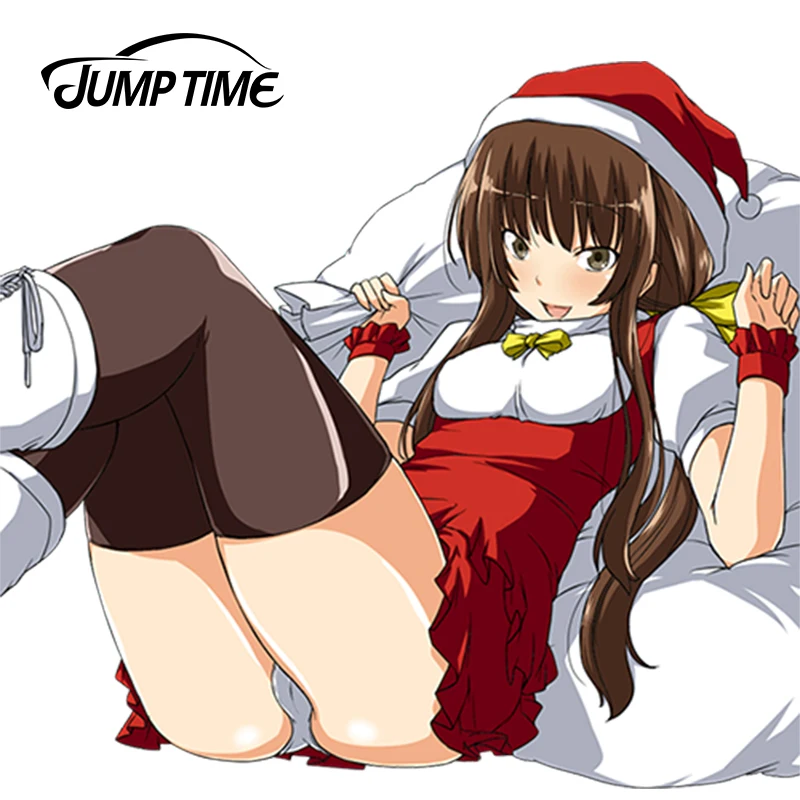JumpTime 13 см x 11 8 стильный автомобиль аниме Kamizaki Risa виниловая наклейка на заднее