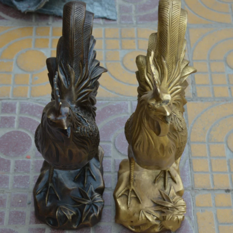 LAOJUNLU Pure Copper Cock Copper Rooster Golden Chicken Home Feng Shui Ornaments, Golden yellow rooster
LAOJUNLU Pure Copper Cock Copper Rooster Golden Chicken Home Feng Shui Ornaments, Golden yellow rooster